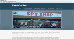 Desktop Screenshot of phxspyshop.com